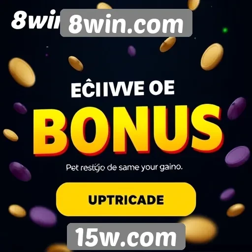 Promoções e bônus atrativos para novos usuários da 8win.com